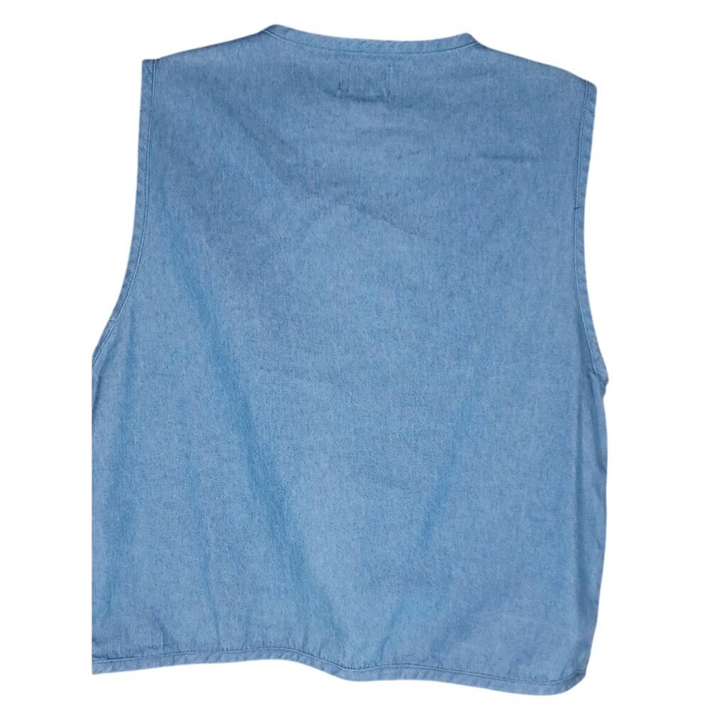 VTG Paul Harris Design Patchwork Embroidered Deni… - image 2